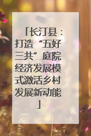 长汀县：打造“五好三共”庭院经济发展模式激活乡村发展新动能