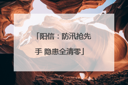 阳信：防汛抢先手 隐患全清零