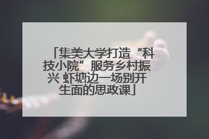 集美大学打造“科技小院”服务乡村振兴 虾塘边一场别开生面的思政课