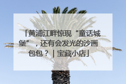 黄浦江畔惊现“童话城堡”，还有会发光的沙画包包？｜宝藏小店