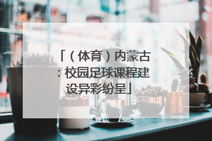（体育）内蒙古：校园足球课程建设异彩纷呈