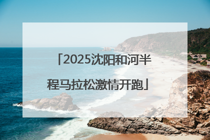 2025沈阳和河半程马拉松激情开跑