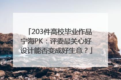 203件高校毕业作品宁海PK：评委最关心好设计能否变成好生意？