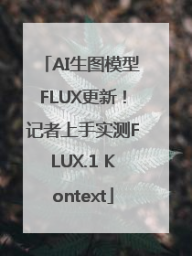 AI生图模型FLUX更新！记者上手实测FLUX.1 Kontext