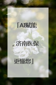 AI赋能，济南医保更懂您